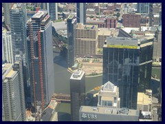 Views from Sears Tower 33 - Chicago River